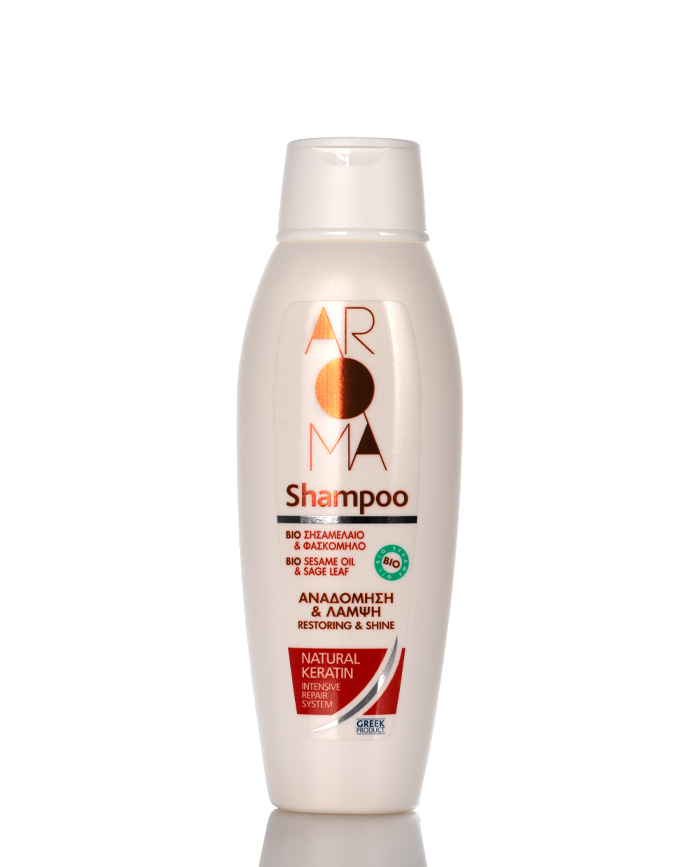Shampoo Bio Sesame oil & Sage leaf for smooth hair | AROMA
